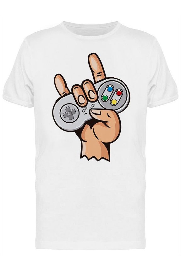 Cool Game Controller T-Shirt Men -Image by Shutterstock, Male 3X-Large