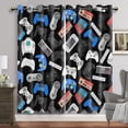 thumbnail image 1 of Cool Gamepad Gamer Game Controller Boys Kids Window Curtains Blinds for Living Room Kids Bedroom Office Home r Door 2Pieces, 1 of 5
