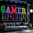 thumbnail image 1 of Cool Gamer Tapestry Wall Poster, Game Room Gaming Tapestry Wall Hanging Posters for Boys Room, Black Tapestries Bedroom Dorm Room Living Home Decor, 60X40IN, 1 of 5