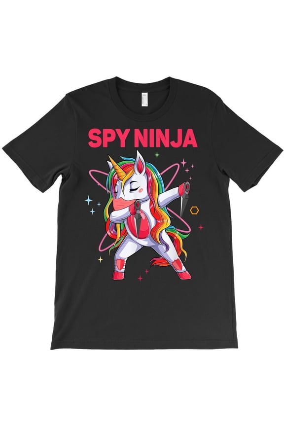 Cool Gaming Spy Unicorn Ninja Funny Gamer Boy Girl Kids Gaming - Thoughtful Gift Idea H31011 T-Shirt, for Men and Women, Up to Size 5XL
