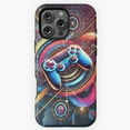 thumbnail image 1 of Cool Gaming Video Gamer Controller Phone Case for iPhone 16 15 14 13 12 11 Pro Max - Stylish Modern Phone M97, 1 of 2