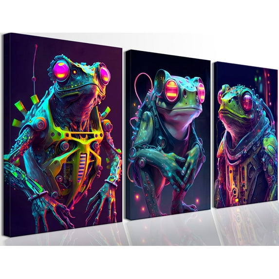 Cool Gaming Wall Hieng Video Game Posters Pictures Colorful Neon Gamepad Canvas Painting Prints for Boys Room Kids Game Room Bedroom for Boys Home Decor