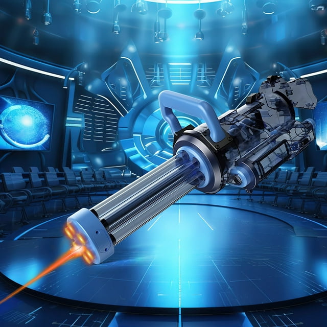 Cool Gatling Shaped Water Sprayer Kids Toy Set with Backpack and