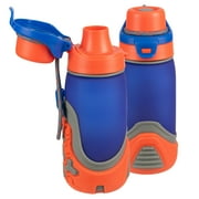 Cool Gear 16 oz Treadz Kids Chugger Water Bottle - Blue/Orange 2 Pack