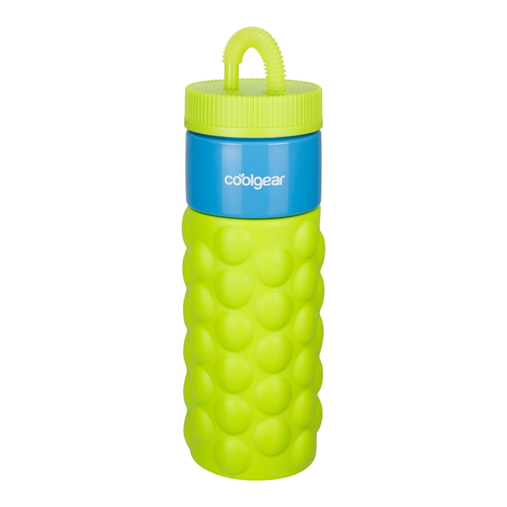 Cool Gear 24oz Plastic Retro Squishy Water Bottle, Bubble