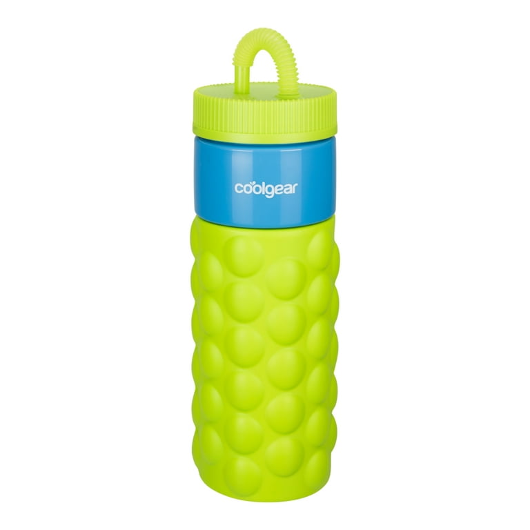 Cool Gear 24oz Plastic Retro Squishy Water Bottle, Bubble