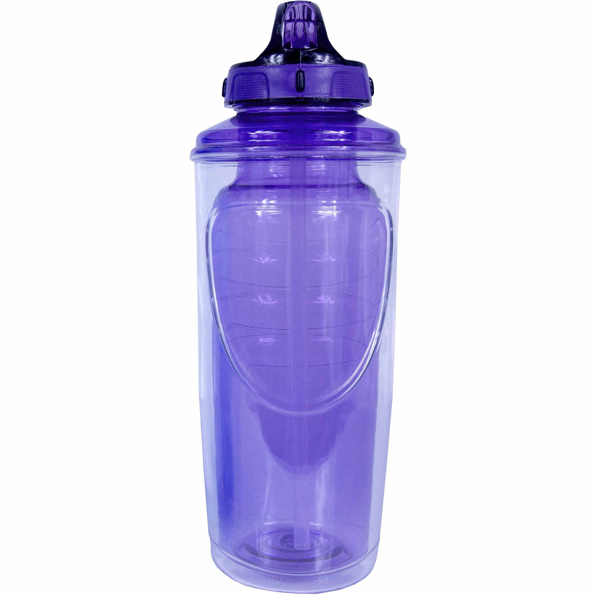 Wow Gear Kids Double Walled Insulated Stainless Steel Sports Bottle - Purple 10oz/300ml