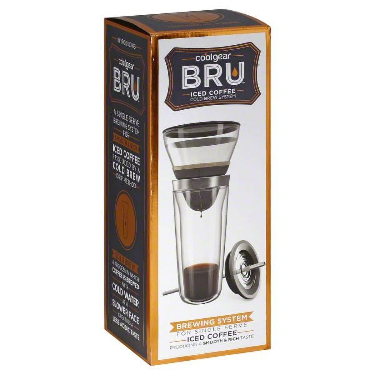 Cool Gear Bru Single Serve Coffee Cold Brew System 21 Oz