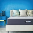 thumbnail image 1 of Cool Gel 10" Queen Medium Tight Top Gel Memory Foam Mattress, Grey, 1 of 13