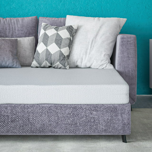 Cool Gel 4" Memory Foam Replacement Sleep Sofa Bed Mattress, Queen