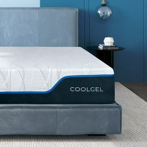 Cool Gel Luxe 12" Queen Medium Tight Top Gel Memory Foam Mattress, with Antimicrobial Cover
