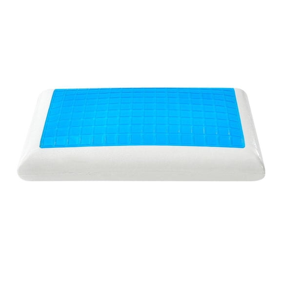 Cool Gel Memory Foam Pillow with Dual-Sided Temperature Control and Removable Pillowcase for Comfortable Sleep