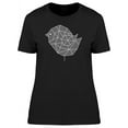 thumbnail image 1 of Cool Geometric Bird Doodle T-Shirt Women -Image by Shutterstock, Female Small, 1 of 2