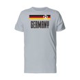 thumbnail image 1 of Cool Germany Flag Soccer Men's Safety Orange T-shirt, 1 of 1