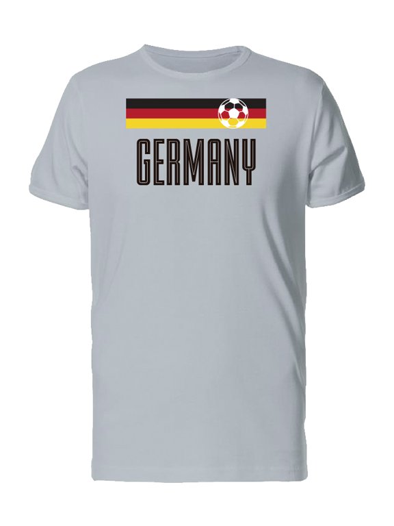 Cool Germany Flag Soccer Men's Safety Orange T-shirt