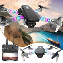 Cool Gifts for Teen Boys,Drone with 1080P Hd Fpv Camera Remote Control Toys Gifts for Boys Girls with Altitude Hold Headless Mode Start Speed Adjustment,Black