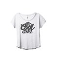 thumbnail image 1 of Cool Girl Women's Fashion Slouchy Dolman T-Shirt Tee Heather White 3X-Large, 1 of 4