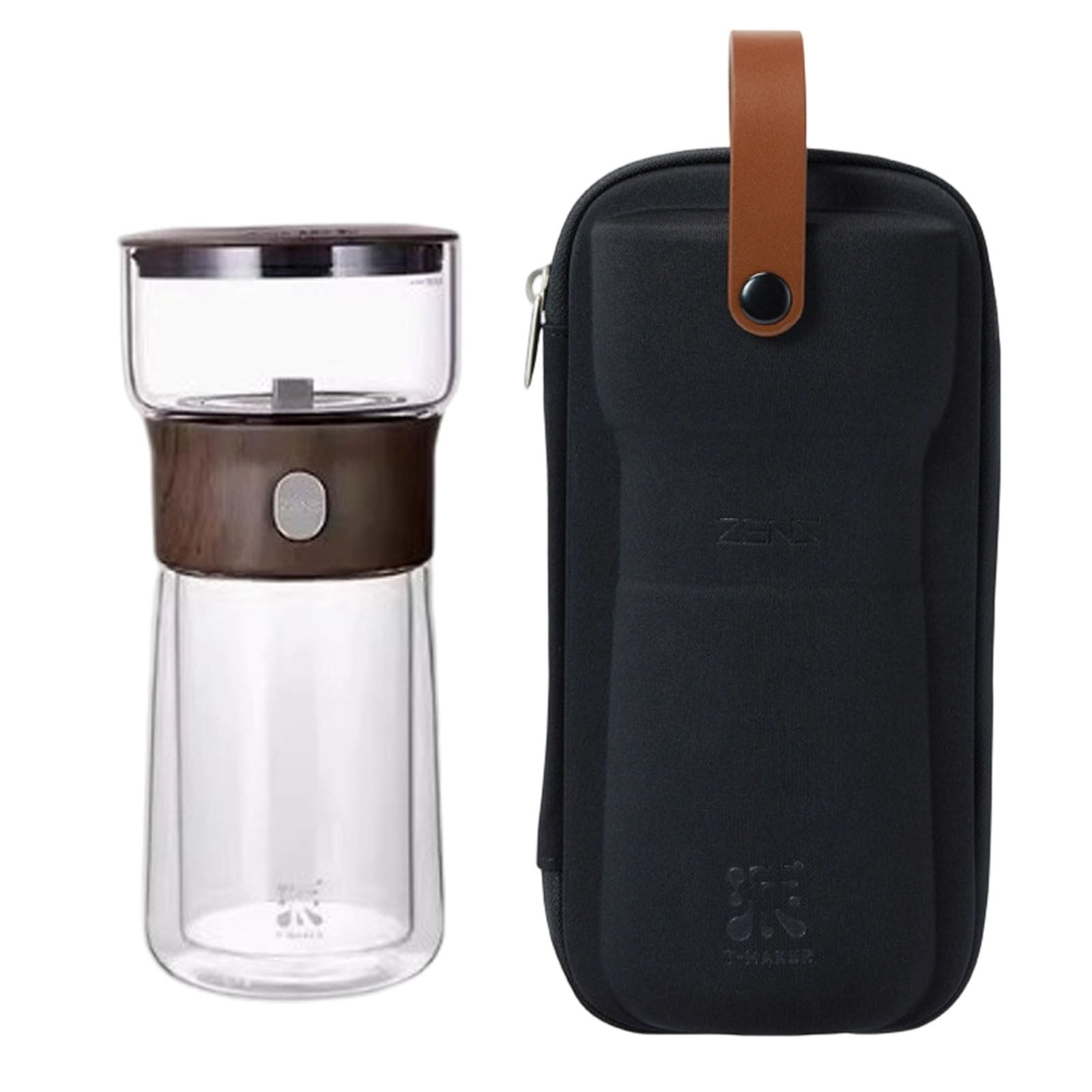 Cool Glass Teapot with Infuser, 1 Pc Smart One Touch Tea Maker for ...