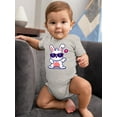 thumbnail image 1 of Cool Glasses Rabbit  Bodysuit Infant -Image by Shutterstock,  Newborn, 1 of 3