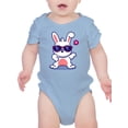 thumbnail image 1 of Cool Glasses Rabbit  Bodysuit Infant -Image by Shutterstock,  Newborn, 1 of 4