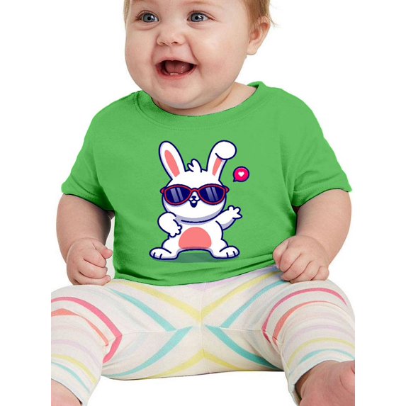 Cool Glasses Rabbit T-Shirt Infant -Image by Shutterstock, 18 Months