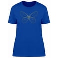 thumbnail image 1 of Cool Gold Butterfly Line Doodle Tee Women's -Image by Shutterstock, 1 of 1