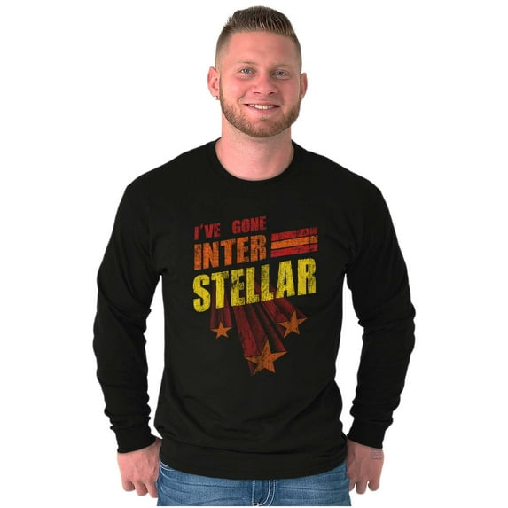 Cool Gone Interstellar Movie Quote Long Sleeve TShirt Men Women Brisco Brands S