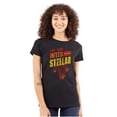 thumbnail image 1 of Cool Gone Interstellar Movie Quote Womens Slim Fit Graphic Tee Brisco Brands S, 1 of 5