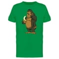 thumbnail image 1 of Cool Gorilla Eating Banana Tee Men's -Image by Shutterstock, 1 of 2