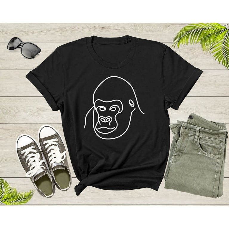 Chimpanzee T Shirt Thinking Monkey, Ape, Cool Chimp Tee Chimpanzee T Shirt Thinking Monkey, Ape, Cool Chimp Tee