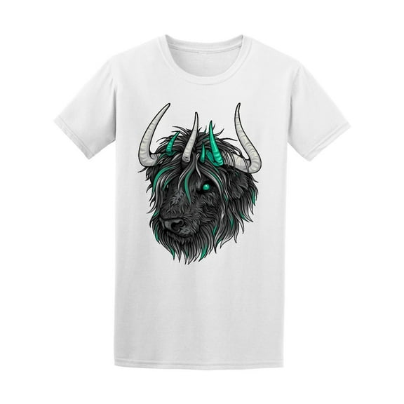 Cool Gothic Wild Yak T-Shirt Men -Image by Shutterstock, Male 3X-Large