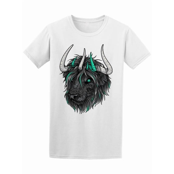 Cool Gothic Wild Yak T-Shirt Men -Image by Shutterstock, Male Small