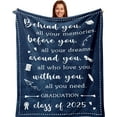 thumbnail image 1 of Cool Graduation Gifts for Her/Him 2025 - Best Gifts for High School Seniors, 2025 PHD/College/Masters Degree Graduation Gift - Grad Congrats Presents - Gradaution Blanket 60X50in, 1 of 6
