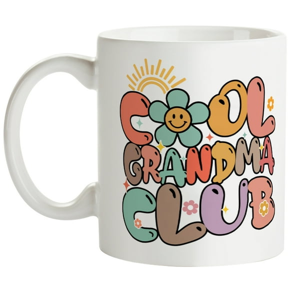 Cool Grandma Gifts,Christmas Birthday Mothers Day Gifts For Grandma From Grandchildren,New Grandma Announcement Gifts, Promoted To Grandma Coffee Mug 11OZ