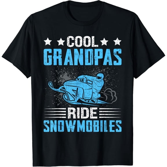 Cool Grandpas Ride Snowmobiles Granddad Snowcross Motor Sled