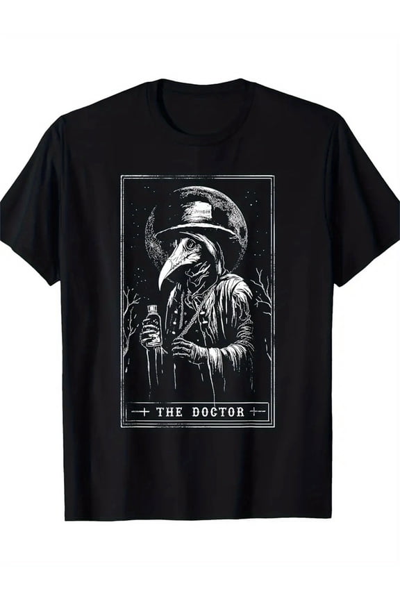 Cool Graphic T-Shirts for Men Cotton Casual Shirt For Men Graphic Tees Crew Neck Tops Black S