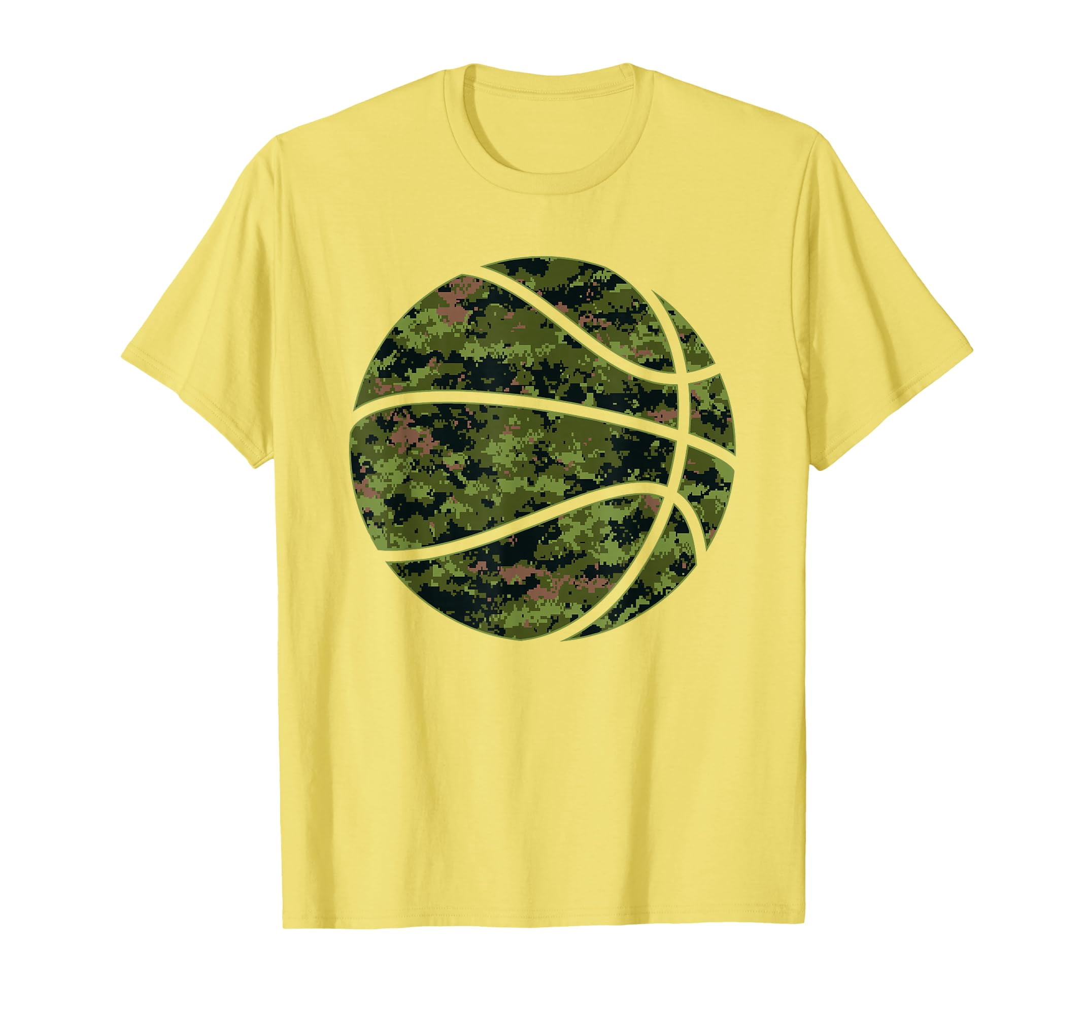 Cool Green Camo Basketball Graphic T-Shirt for Sporty Style and Comfort ...
