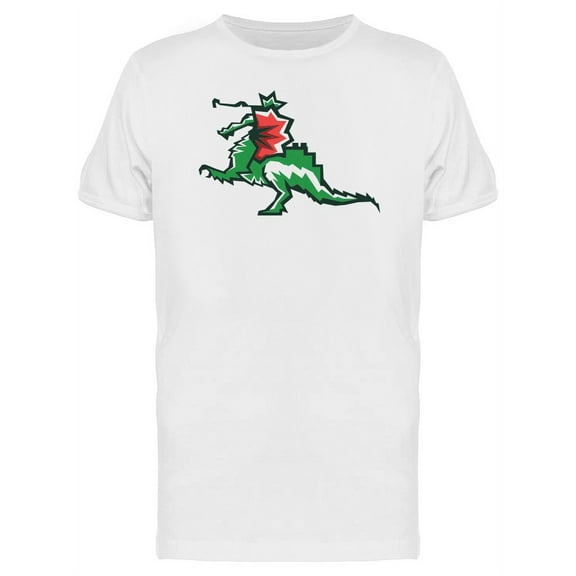Cool Green Dragon T-Shirt Men -Image by Shutterstock, Male Large