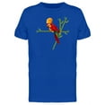 thumbnail image 1 of Cool Grunge Ara Macaw Parrot T-Shirt Men -Image by Shutterstock, Male x-Large, 1 of 2