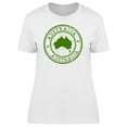 thumbnail image 1 of Cool Grunge Australia Stamp T-Shirt Women -Image by Shutterstock, Female Small, 1 of 2