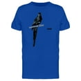 thumbnail image 1 of Cool Grunge Black Parrot Sketch T-Shirt Men -Image by Shutterstock, Male Large, 1 of 2