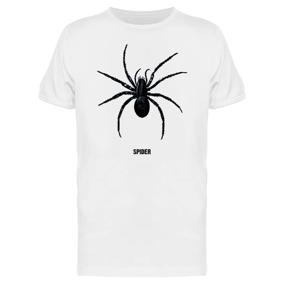 Cool Grunge Black Spider T-Shirt Men -Image by Shutterstock, Male 3X-Large