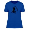 thumbnail image 1 of Cool Grunge Crow Sketch T-Shirt Women -Image by Shutterstock, Female Large, 1 of 2