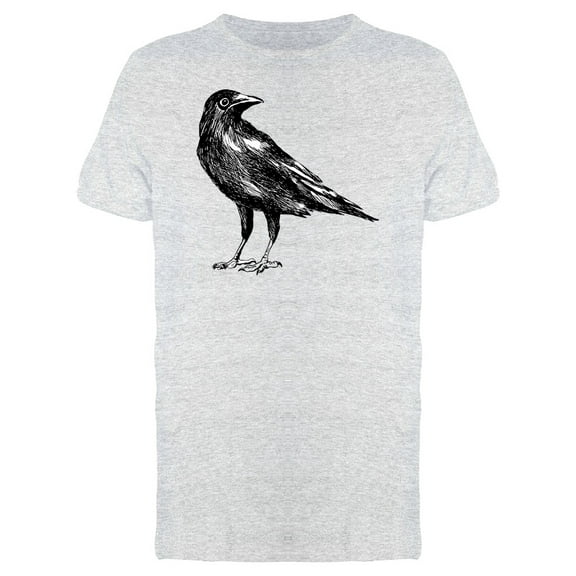 Cool Grunge Crow Tee Men's -Image by Shutterstock