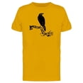 thumbnail image 1 of Cool Grunge Gothic Crow T-Shirt Men -Image by Shutterstock, Male XX-Large, 1 of 2