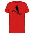 thumbnail image 1 of Cool Grunge Gothic Crow T-Shirt Men -Image by Shutterstock, Male XX-Large, 1 of 2