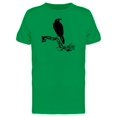thumbnail image 1 of Cool Grunge Gothic Crow Tee Men's -Image by Shutterstock, 1 of 2