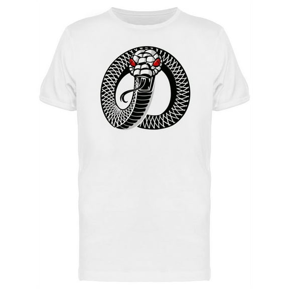 Cool Grunge Gothic Tribal Snake T-Shirt Men -Image by Shutterstock, Male Medium