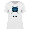 thumbnail image 1 of Cool Grunge Kitten Doodle T-Shirt Women -Image by Shutterstock, Female Large, 1 of 2