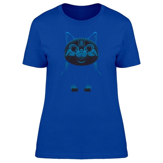 Cool Grunge Kitten Doodle T-Shirt Women -Image by Shutterstock, Female Small